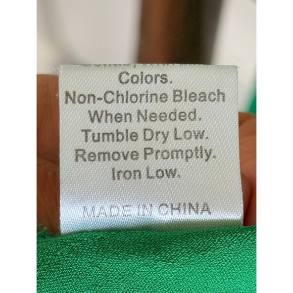 Green Midi Dress Sleeveless Sundress Button Front Tie Back Casual Summer - Picture 4 of 5